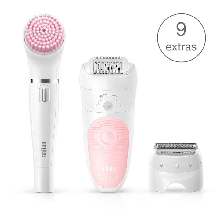 Depiladora Silk-Épil 5 Beauty Set Wet&Dry con 6 accesorios